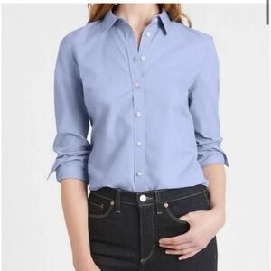 Banana Republic Riley Tailored Soft Blue Shirt